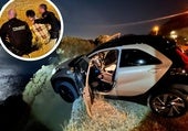 Dos policías salvan a una mujer que se precipitaba con su coche por un acantilado en Alicante