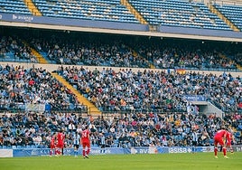 Imagen de un partido del Hércules de esta temporada.