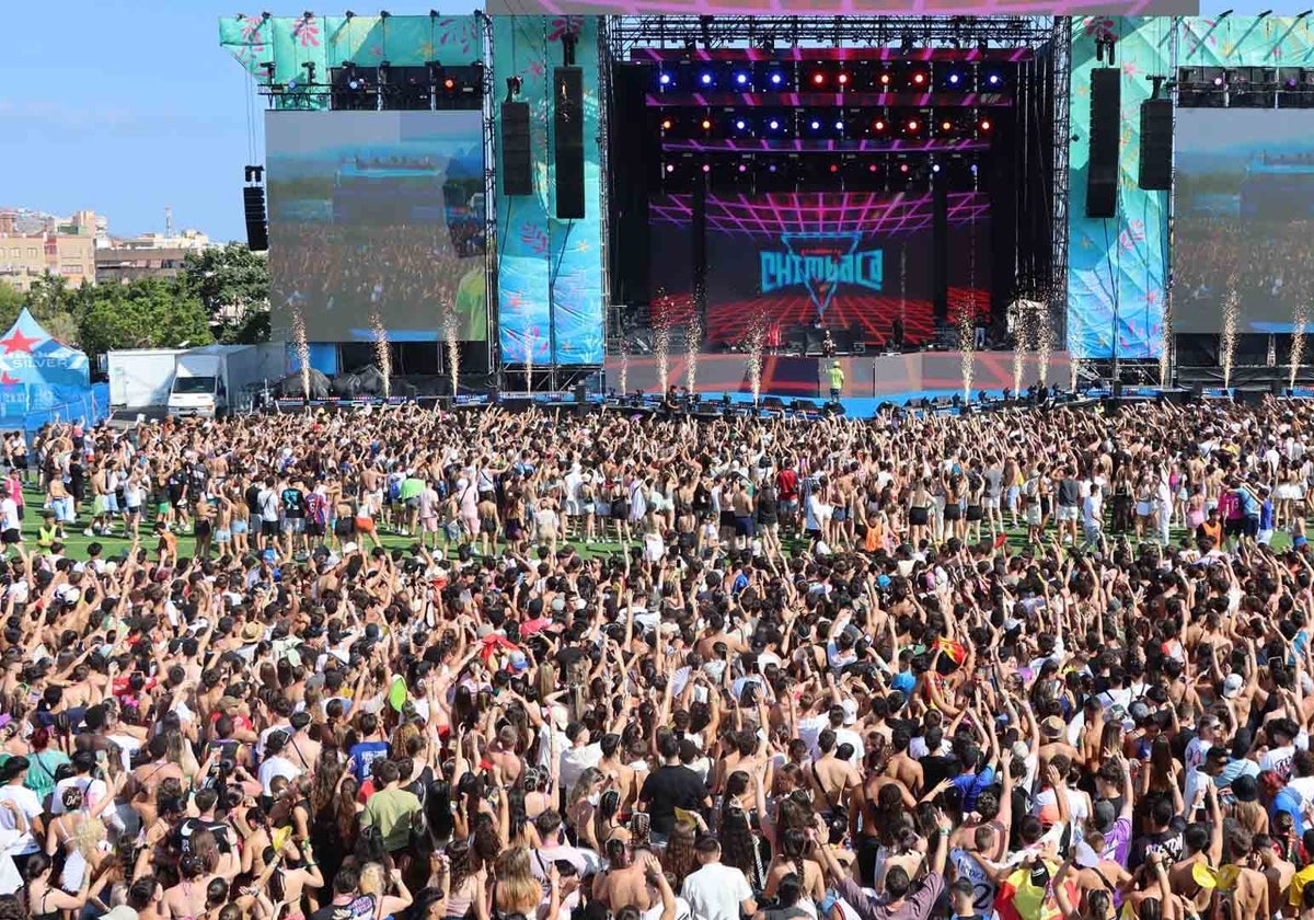 Image from one of the festivals held last summer in Benidorm