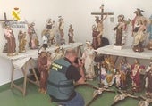 Arrestado por robar imágenes sacras de cementerios de Orihuela y varias localidades de Murcia