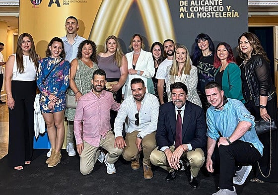 Premiados en la gala.