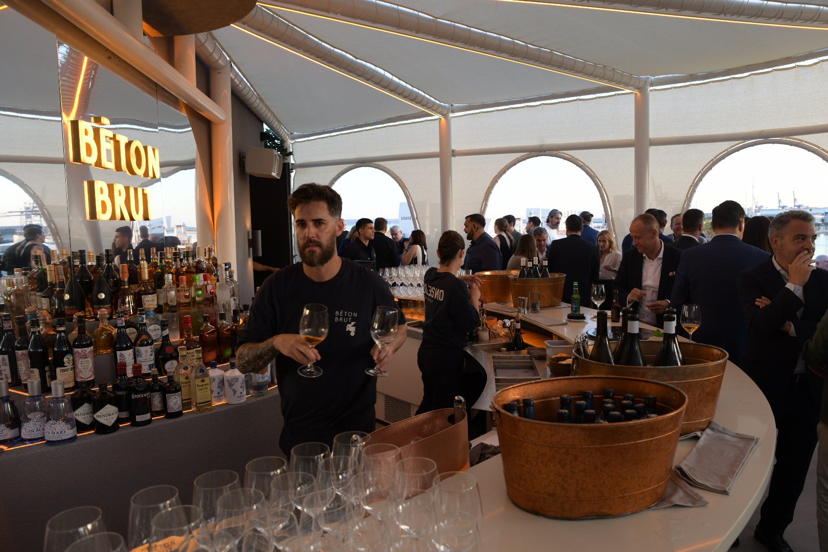 El estreno de Béton Brut, en imágenes