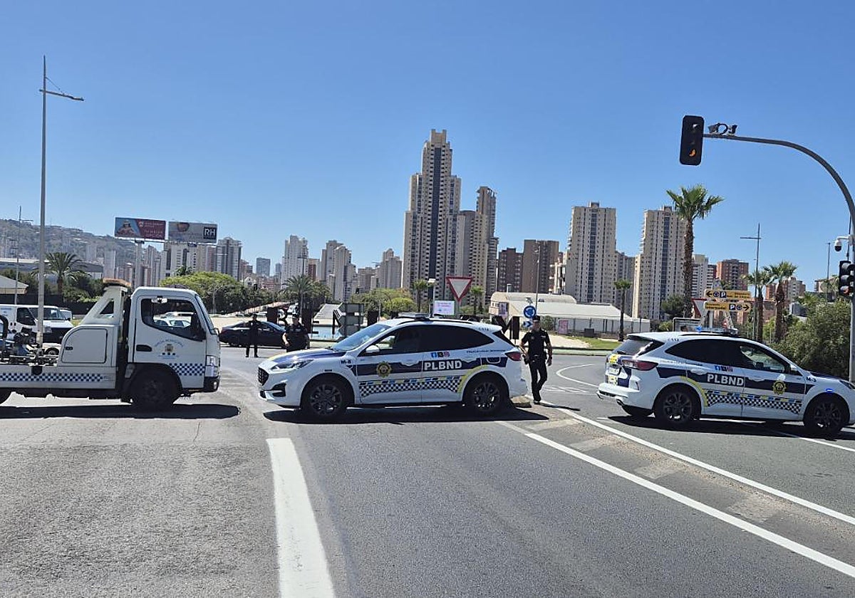 Imagen de uno de los controles de la 'Operación Trueno'