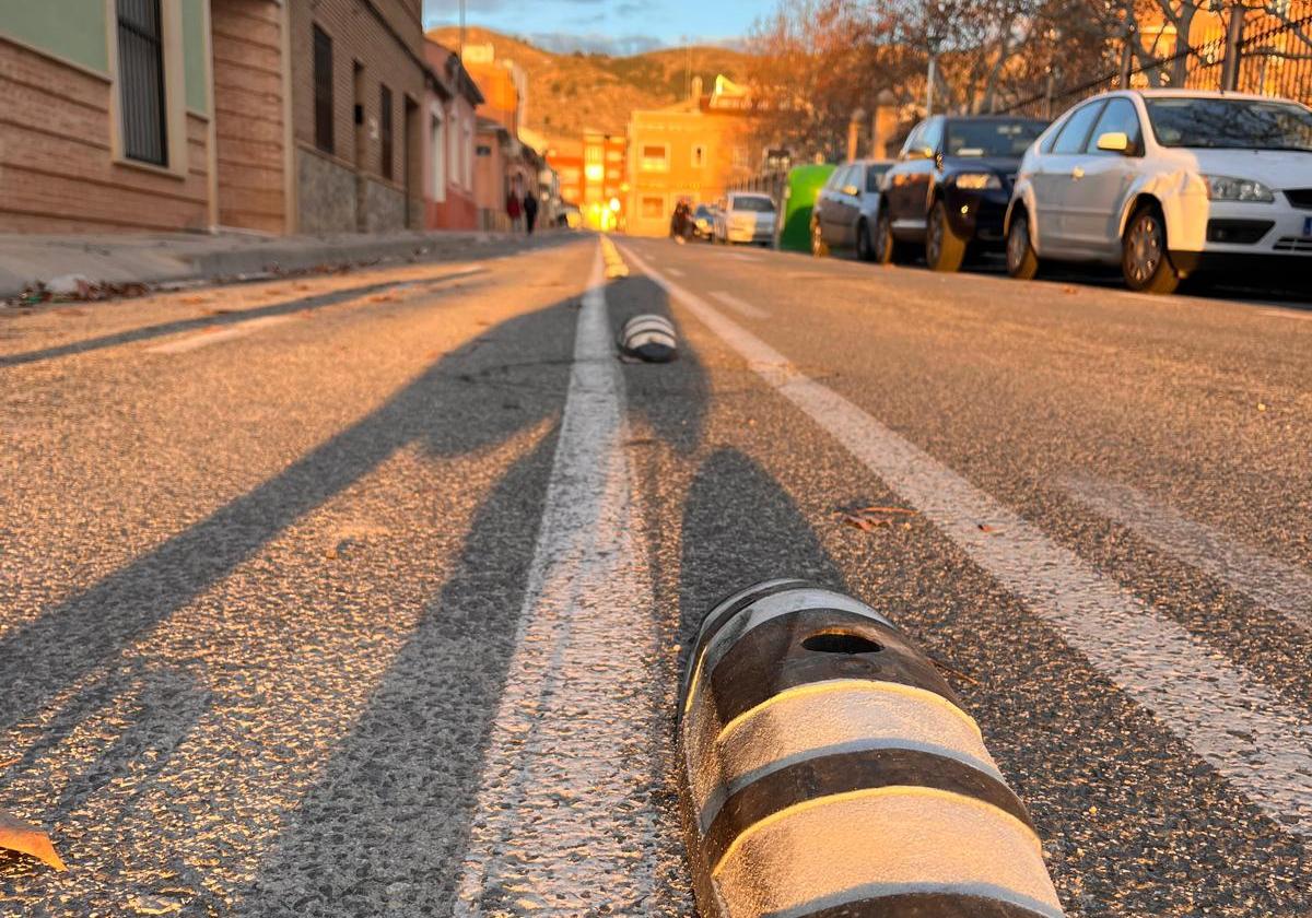Uno de los carriles bici con los que cuenta la ciudad de Villena.