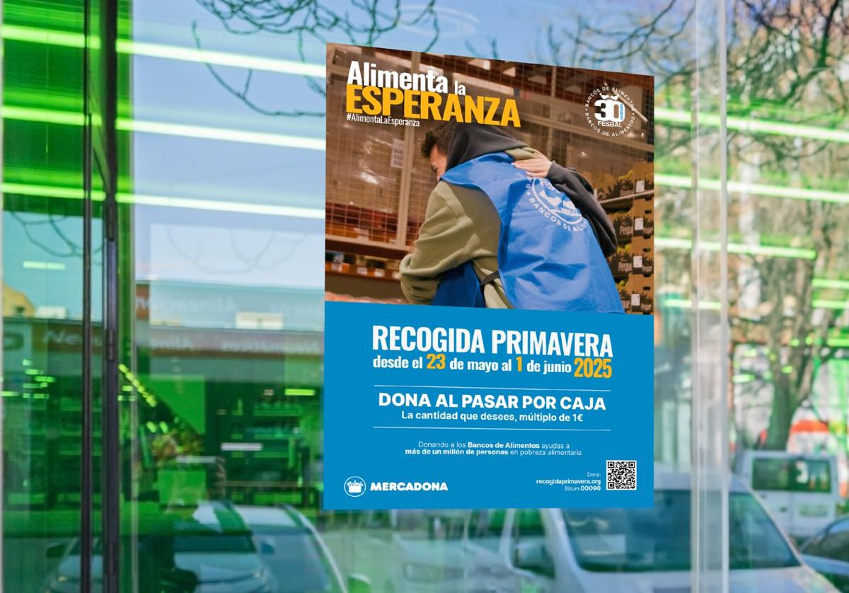Mercadona participa en la recogida de primavera del Banco de Alimentos