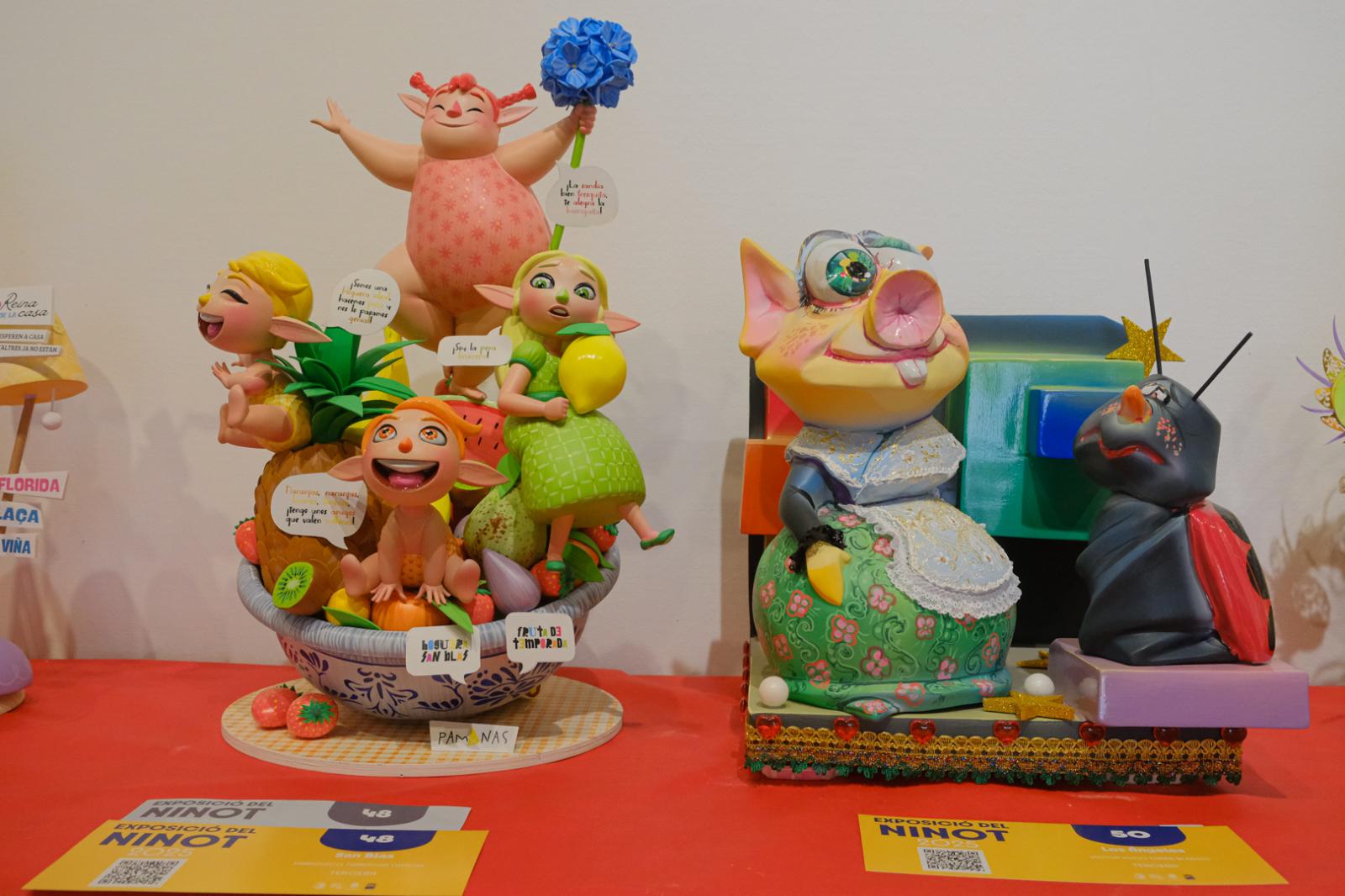 Estos son los ninots infantiles de la exposición de las Hogueras de Alicante