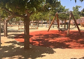 Uno de los emplazamientos donde se han plantado los nuevos árboles.