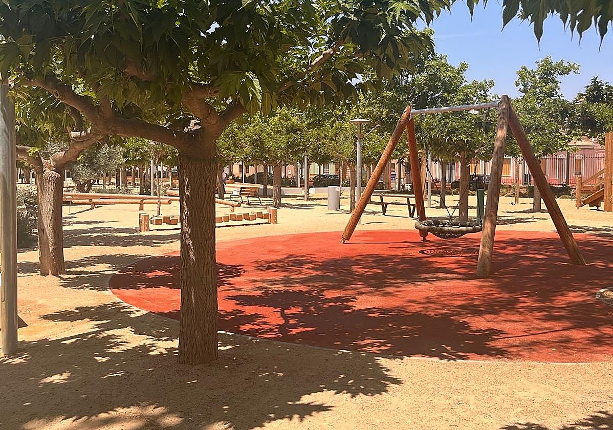 Uno de los emplazamientos donde se han plantado los nuevos árboles.