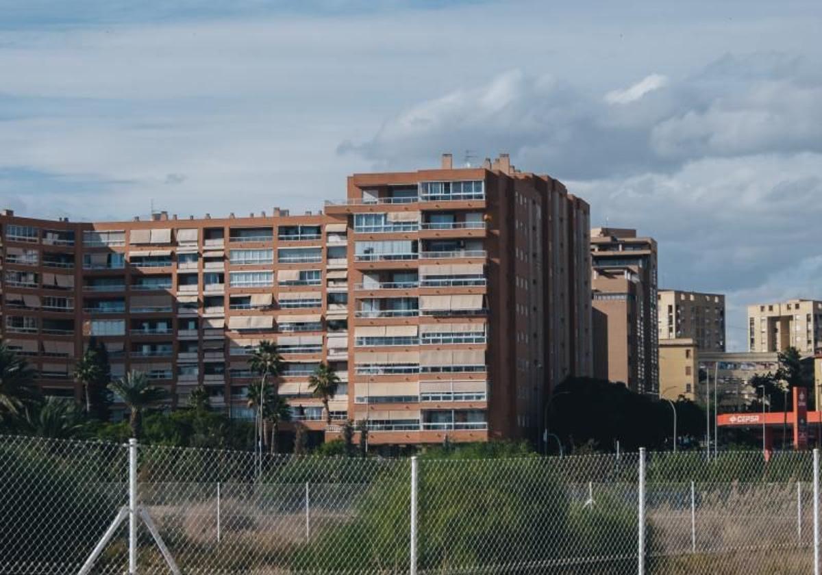 Blocks of flats in Alicante.