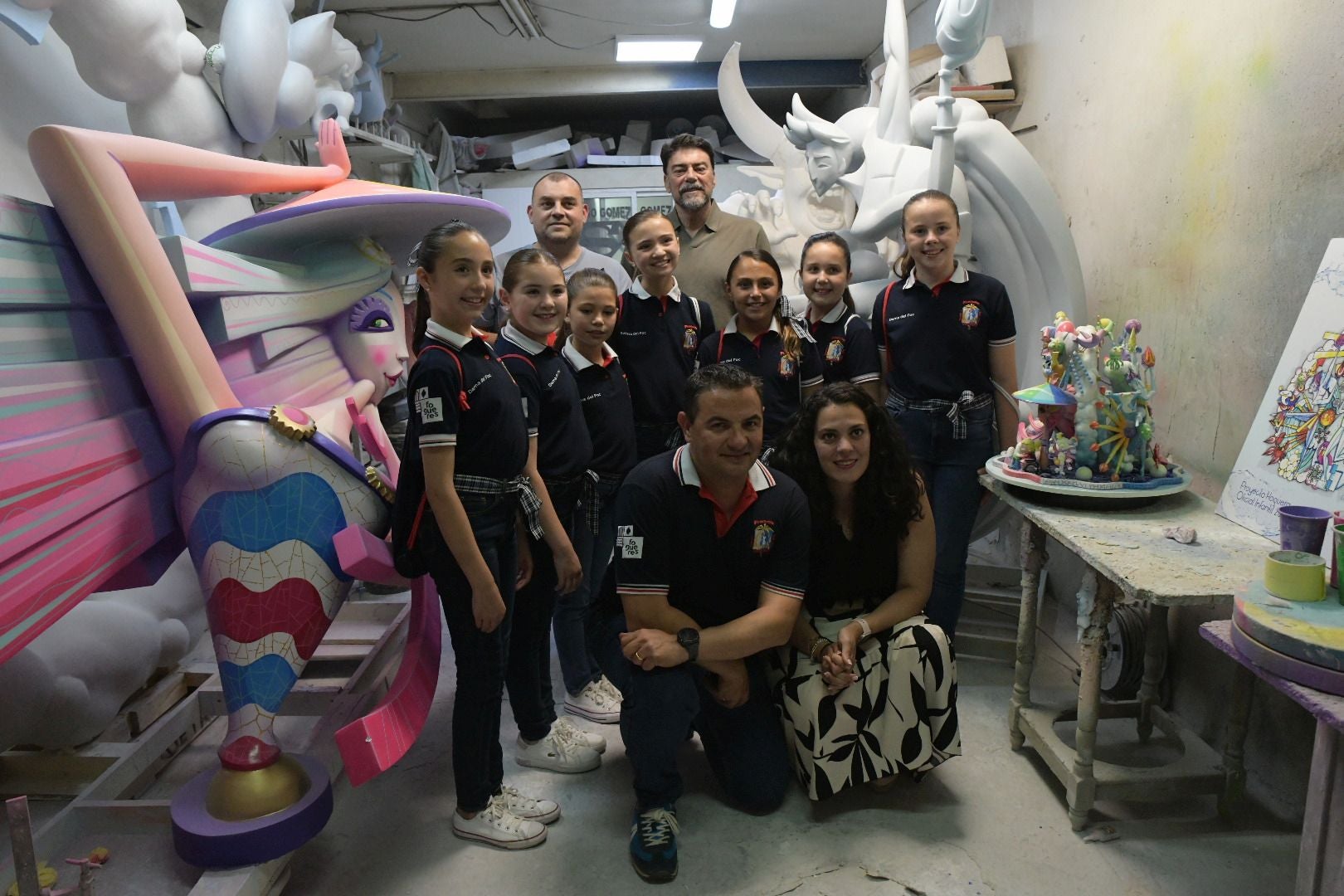 Una oda al agua en la hoguera oficial infantil de Alicante