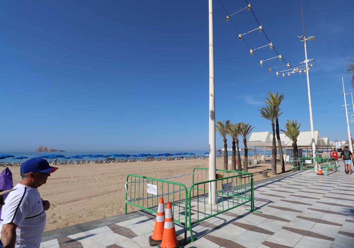 Image of the section affected by current works