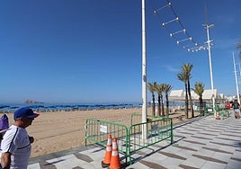 Imagen de parte del tramo afectado por los actuales trabajos