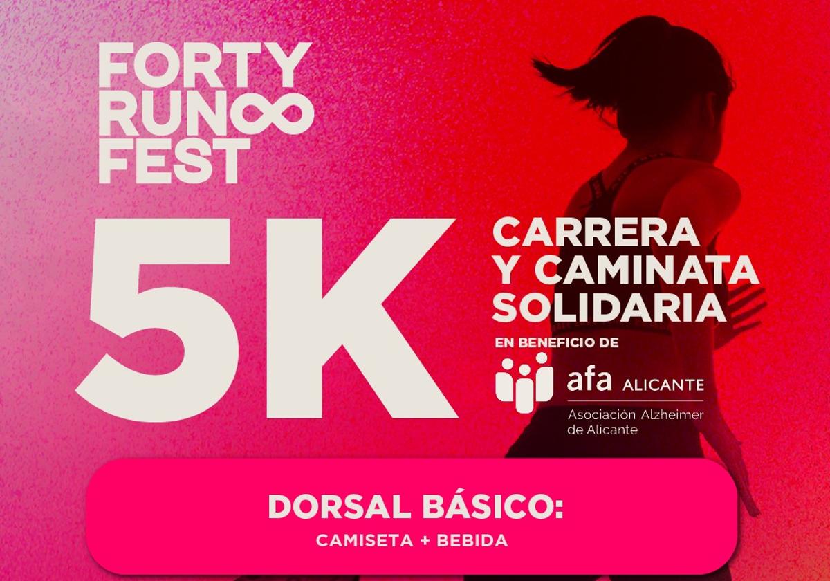Poster of the charity race.