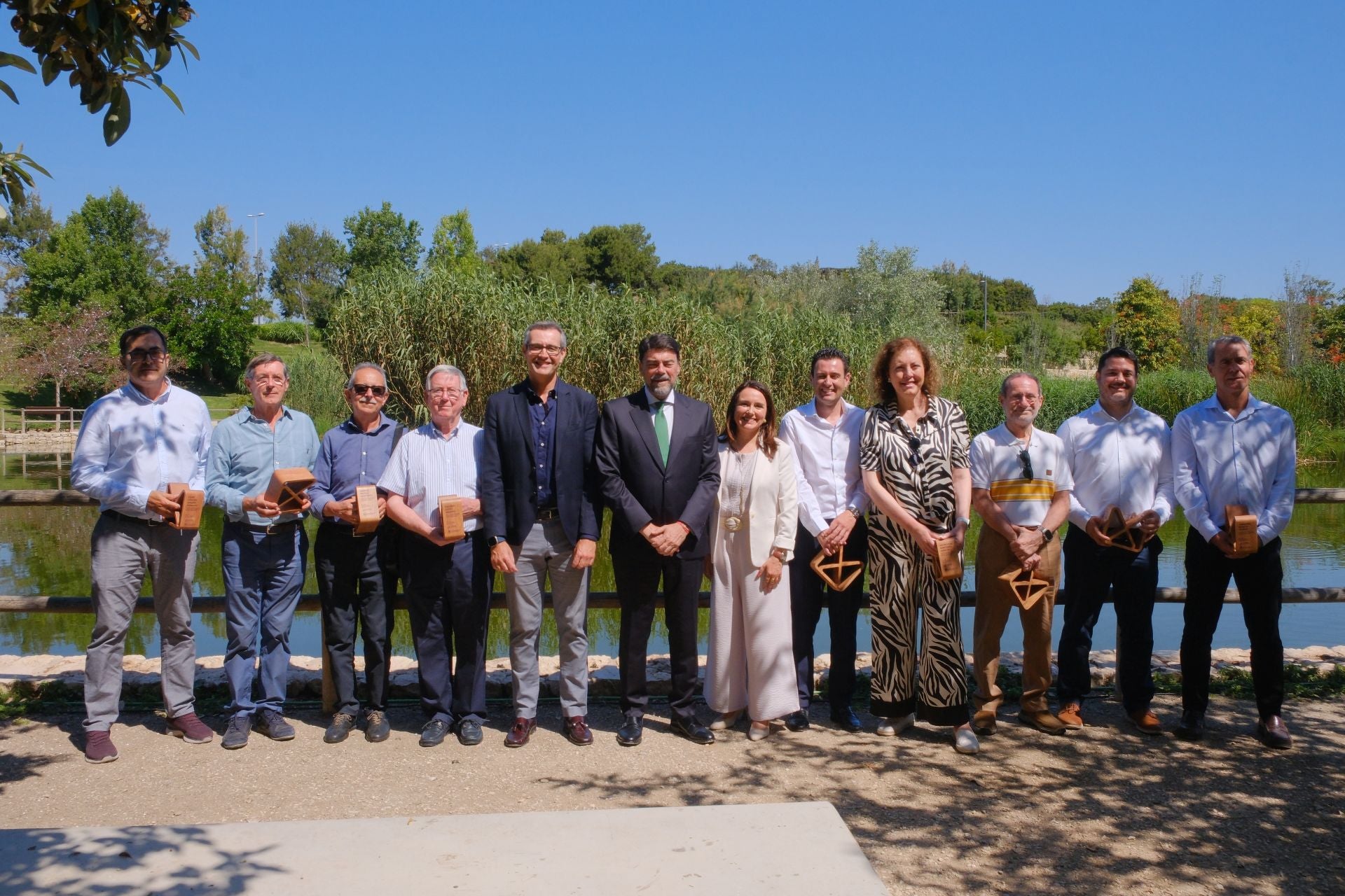 Alicante reconoce a los creadores del parque inundable de La Marjal