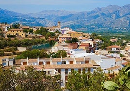 Vistas de Benidoleig, uno de los paraísos fiscales.