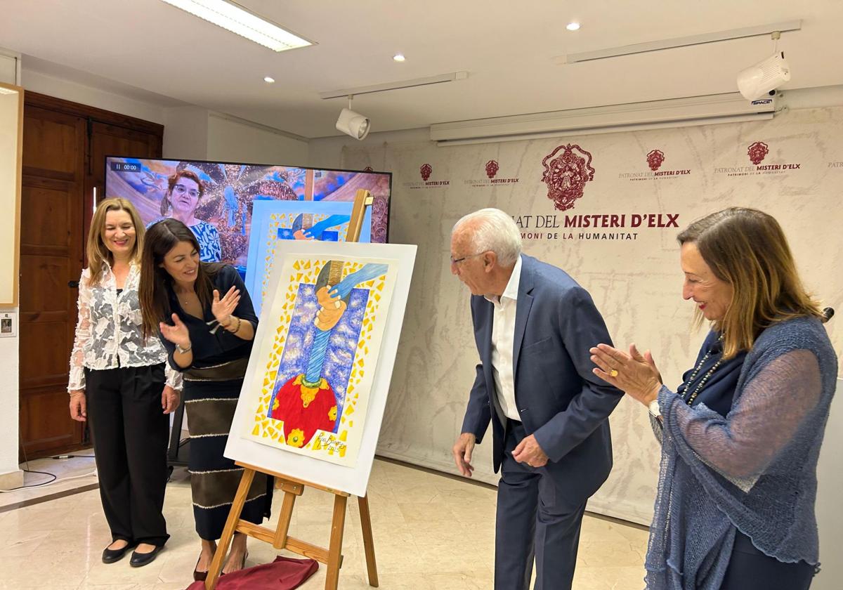 Unveiling of the Misteri d'Elx 2025 poster.