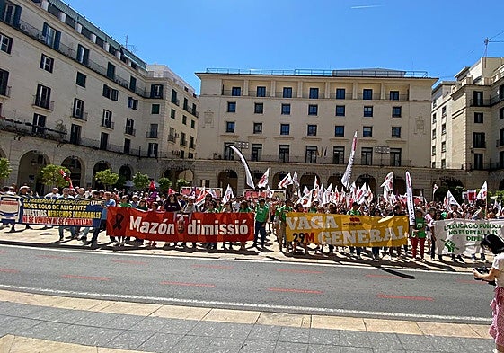 Concentración como Mazón.