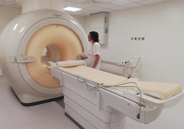 Equipamiento para realizar resonancias magnéticas.