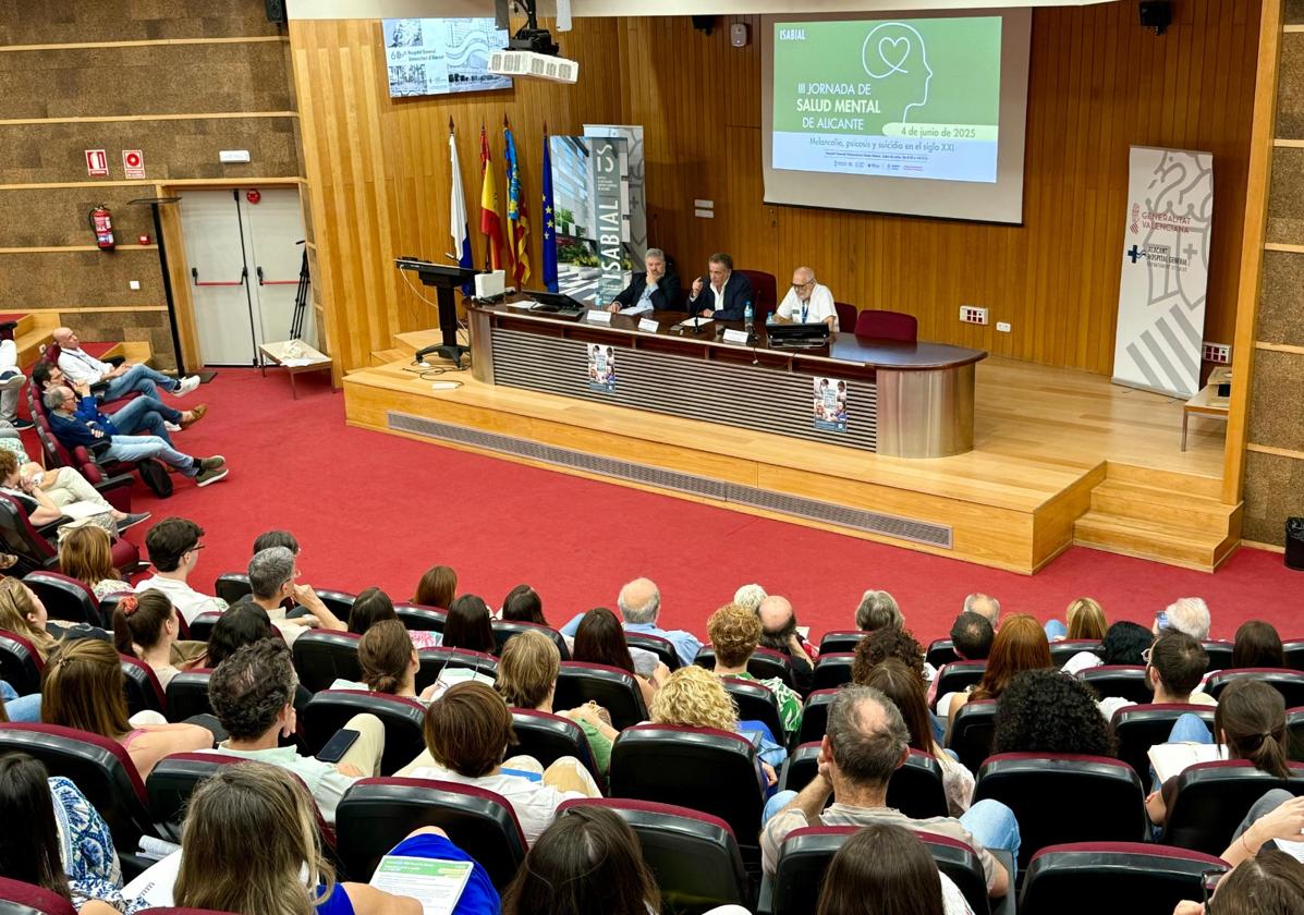 Mental Health Conference held this Wednesday at Alicante General Hospital.