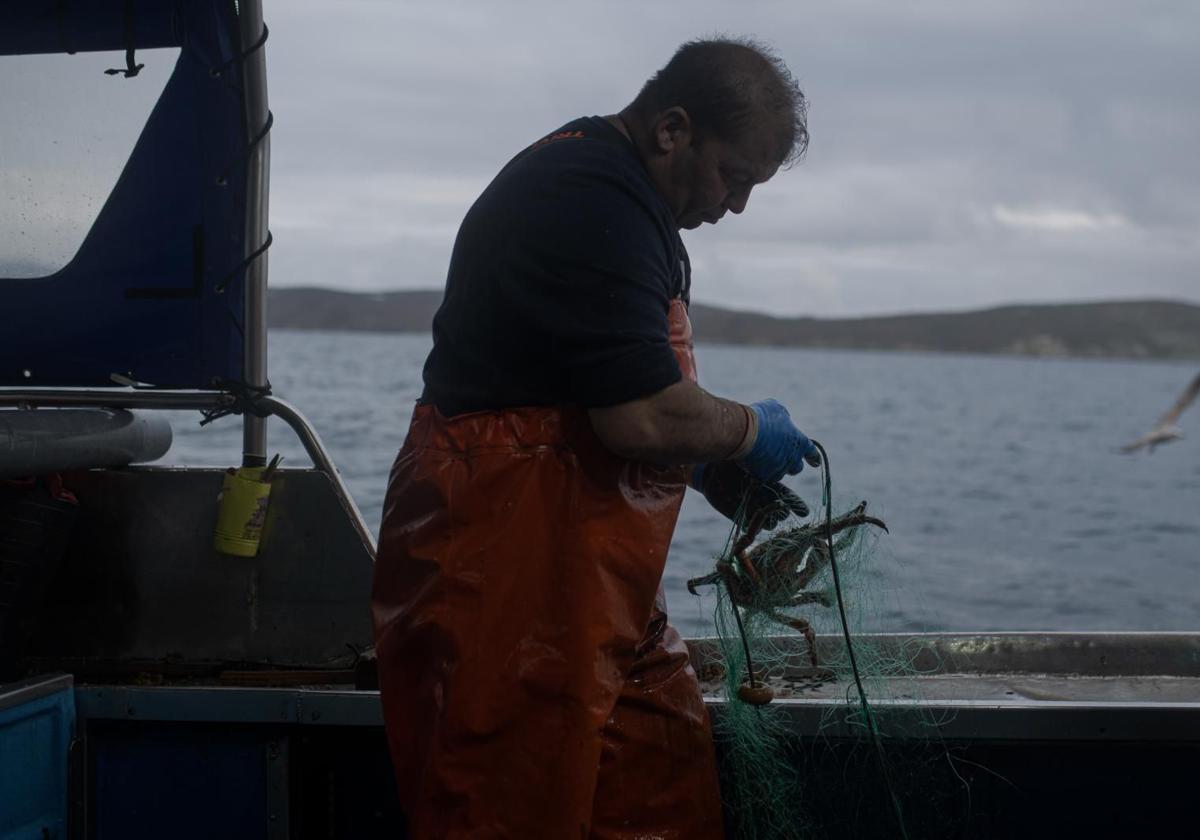 Fisherman at work, in archive image.