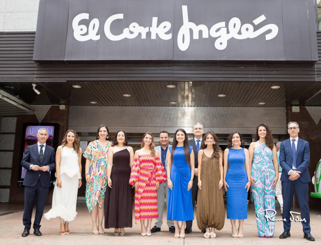 El Corte Inglés de Alicante recibe a les belleses del foc y sus damas de honor 2025