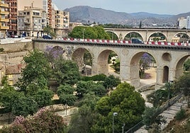 Imagen del puente tras la reapertura al tráfico por la paralización de las obras