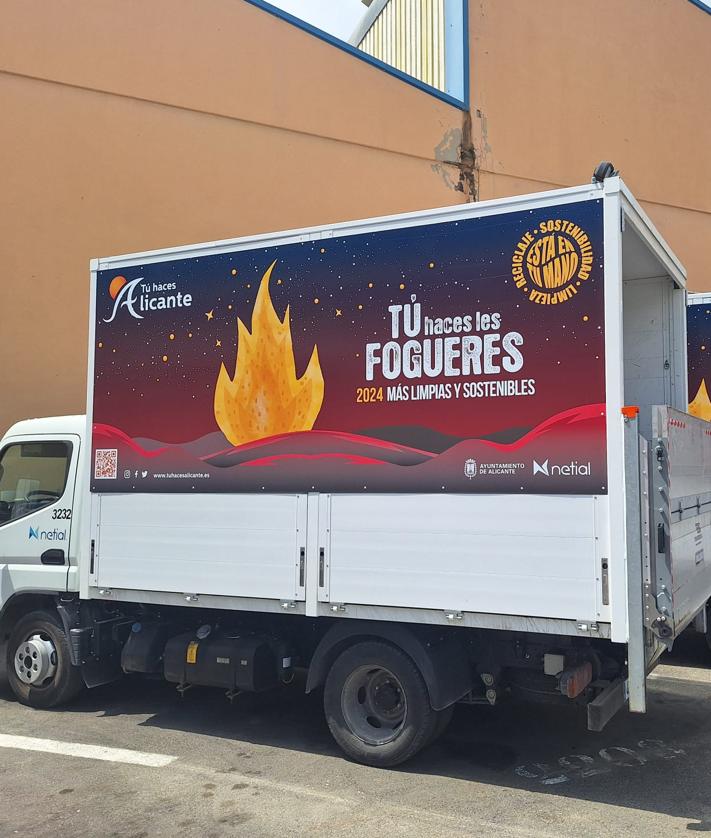 Imagen secundaria 2 - Dispositivo especial de limpieza en las Hogueras de Alicante 2025: recogida puerta a puerta para barracas y racós y 100 operarios de refuerzo