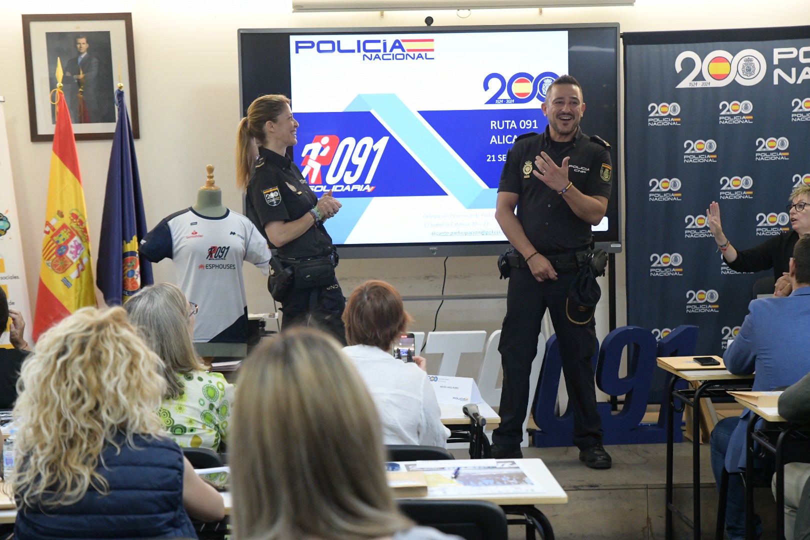 Imágenes de la presentación de la 4º edición de RUTA 091 en Alicante