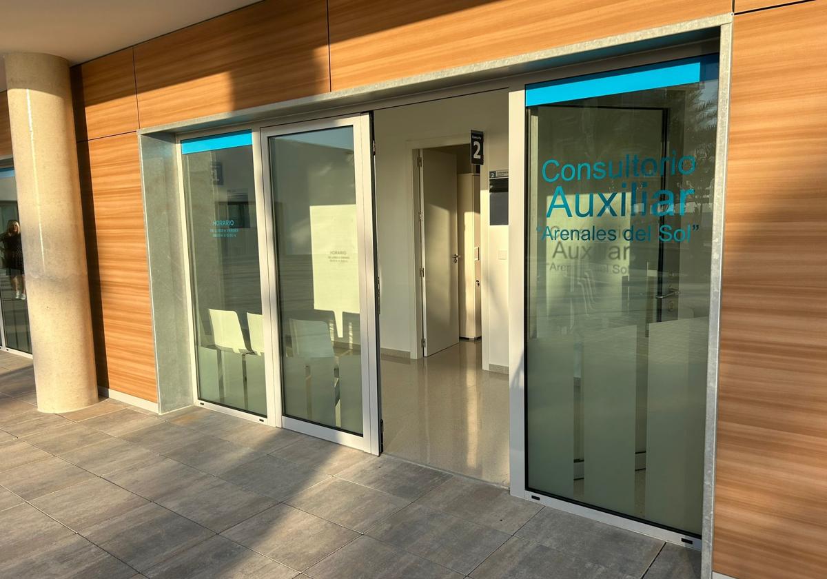 Consultorio auxiliar de Arenales del Sol en Elche.