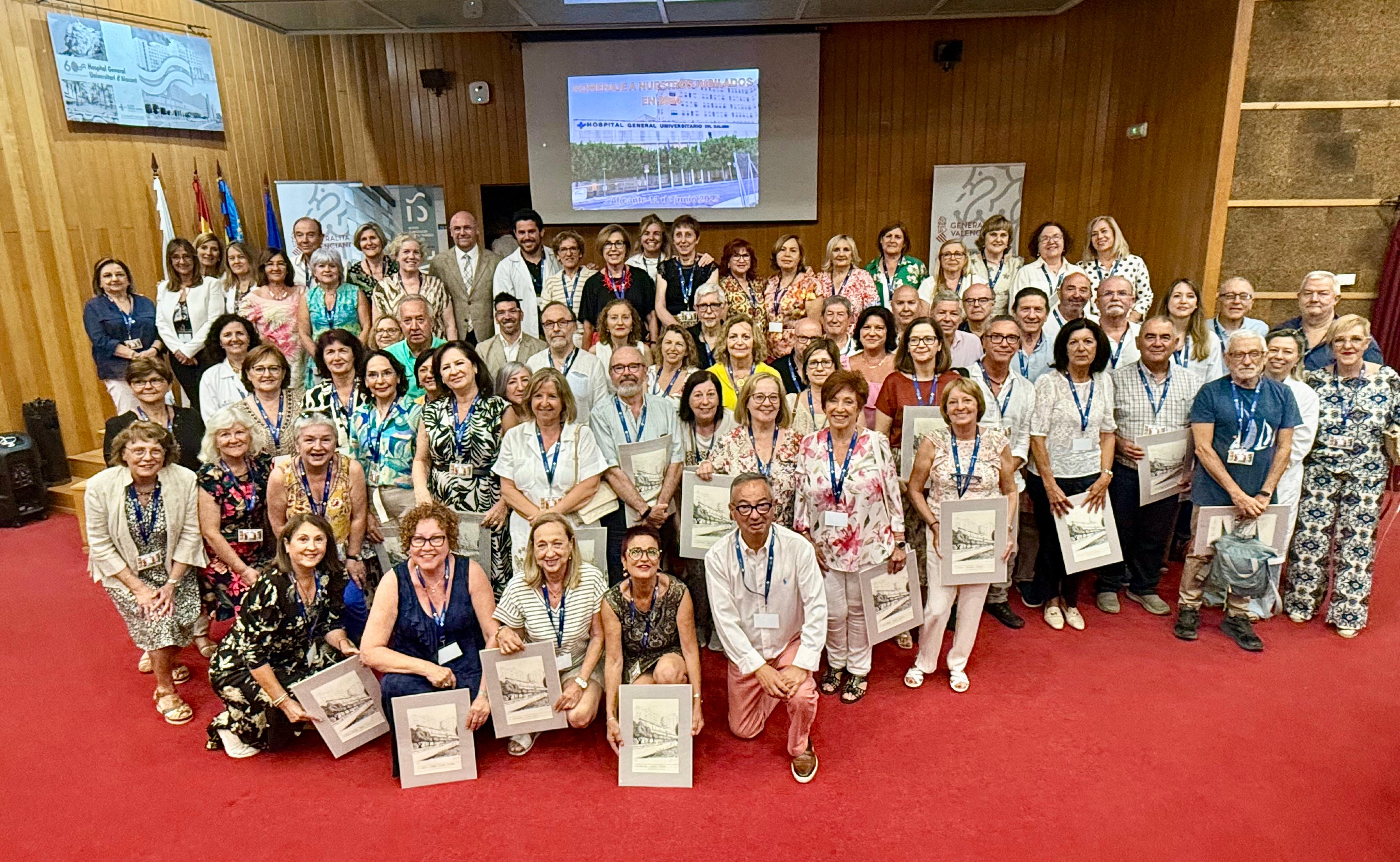 Image of the tribute event held this Thursday in the auditorium of the General Hospital of Alicante.