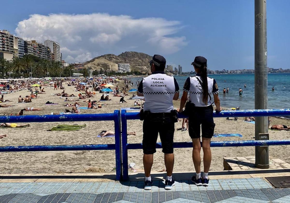  More police reinforcement on Alicante beaches to prevent thefts and other incidents 