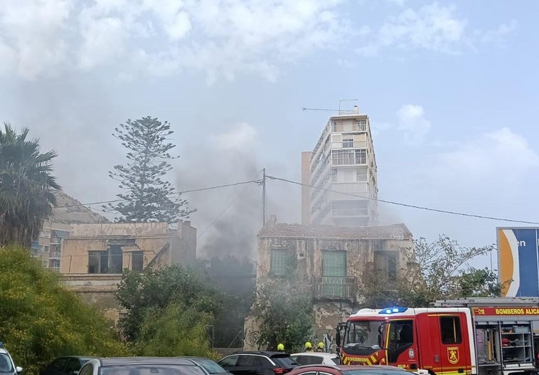 Burned area in Sangueta.