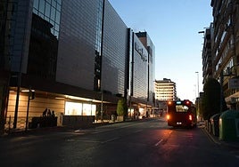 Apagón en Alicante, en una imagen de archivo.