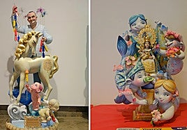 Sèneca-Autobusos y Sagrada Familia, ninots indultats de las Hogueras 2025.