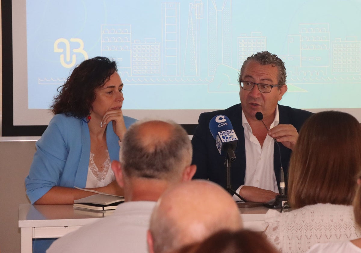 Image of Toni Pérez during the urban agenda presentation