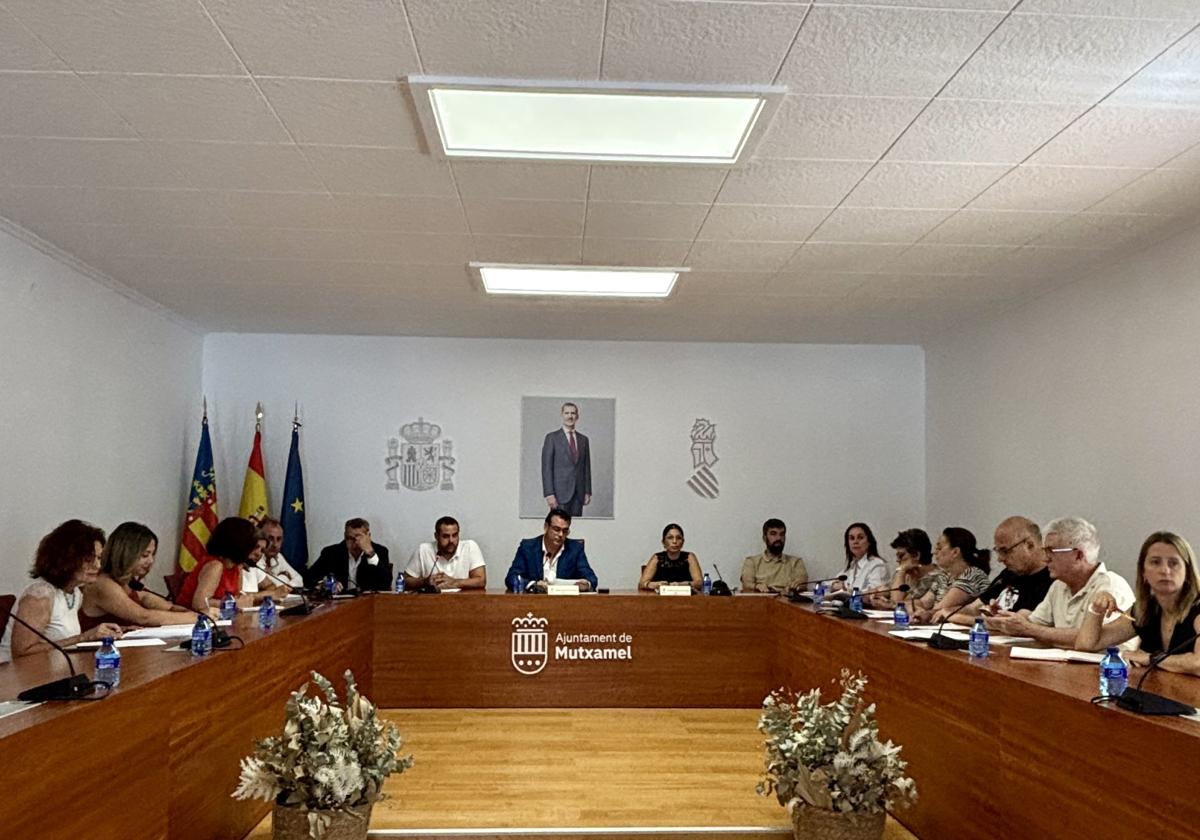 Sesión del ayuntamiento de Mutxamel.
