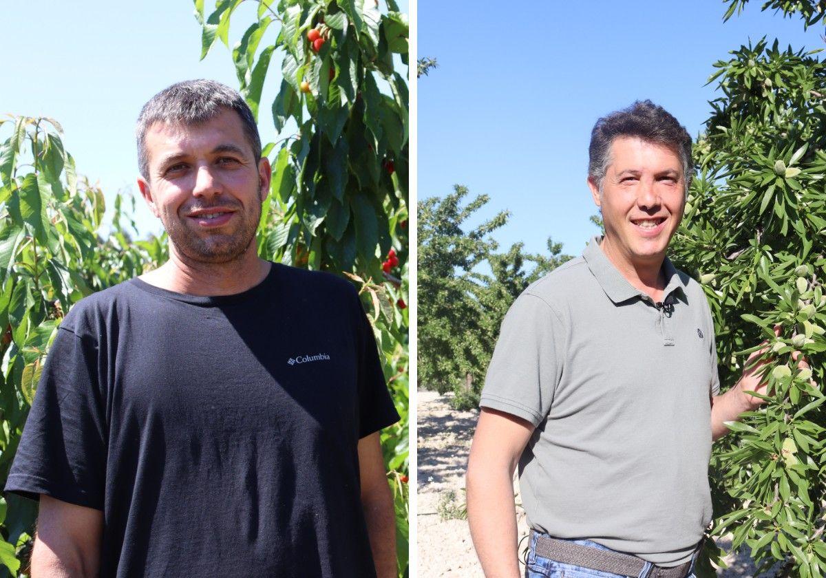 Dos de los premiados en la Noche de la Agricultura Alicantina.