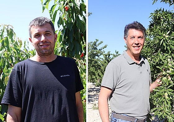 Dos de los premiados en la Noche de la Agricultura Alicantina.