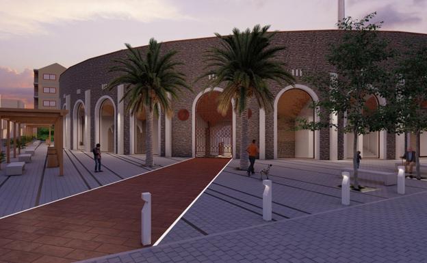 Así lucirá el entorno de la plaza de toros cuando acaben las obras.