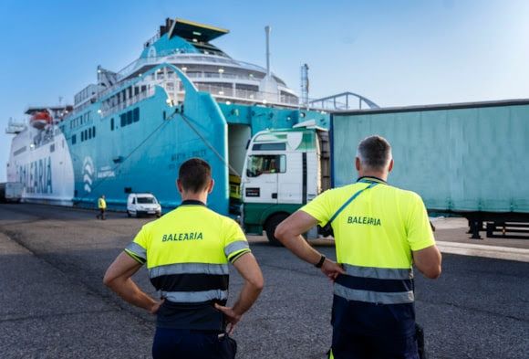 Baleària reduce casi un 5% sus emisiones de CO2 en el transporte de mercancías