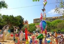 Plantà de la hoguera Florida-Plaza de la Viña, de categoría Especial.