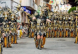 Imagen de archivo de los Moros y Cristianos de Benissa.