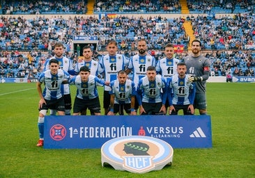 Once inicial del Hércules en el Rico Pérez frente al Sevilla Atlético.