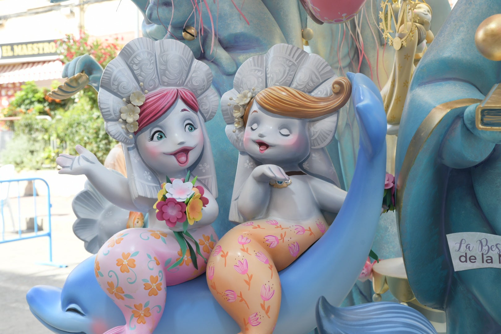 Sagrada Familia, segundo premio de las hogueras infantiles en imágenes