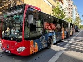 Autobús gratuito de las Hogueras.