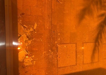 The power of the mascletà shatters windows in Luceros