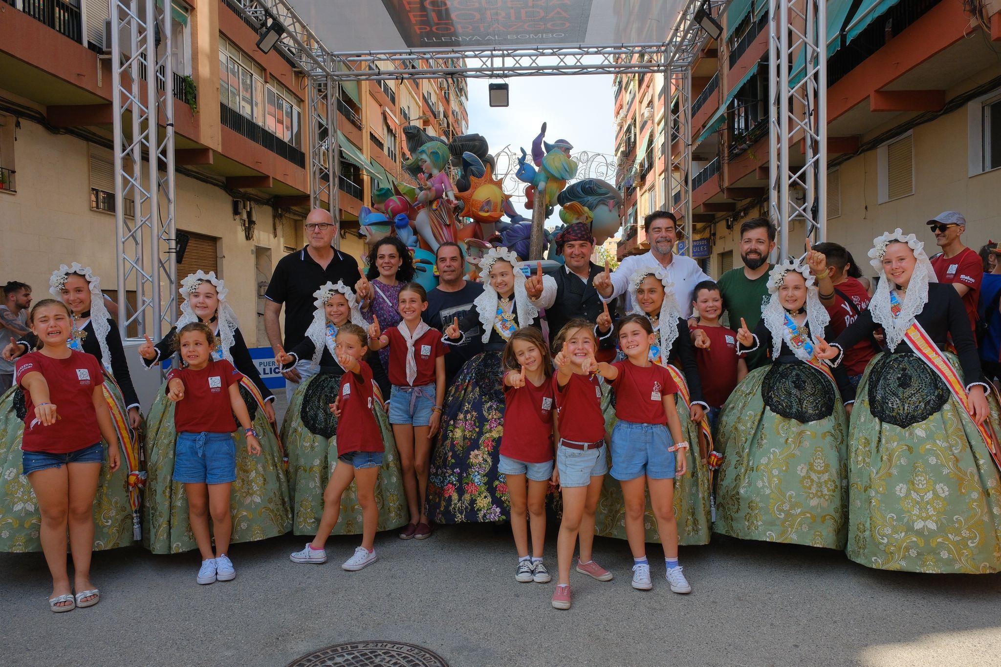 La Portazgo vuelve a reinar seis años después en las hogueras infantiles