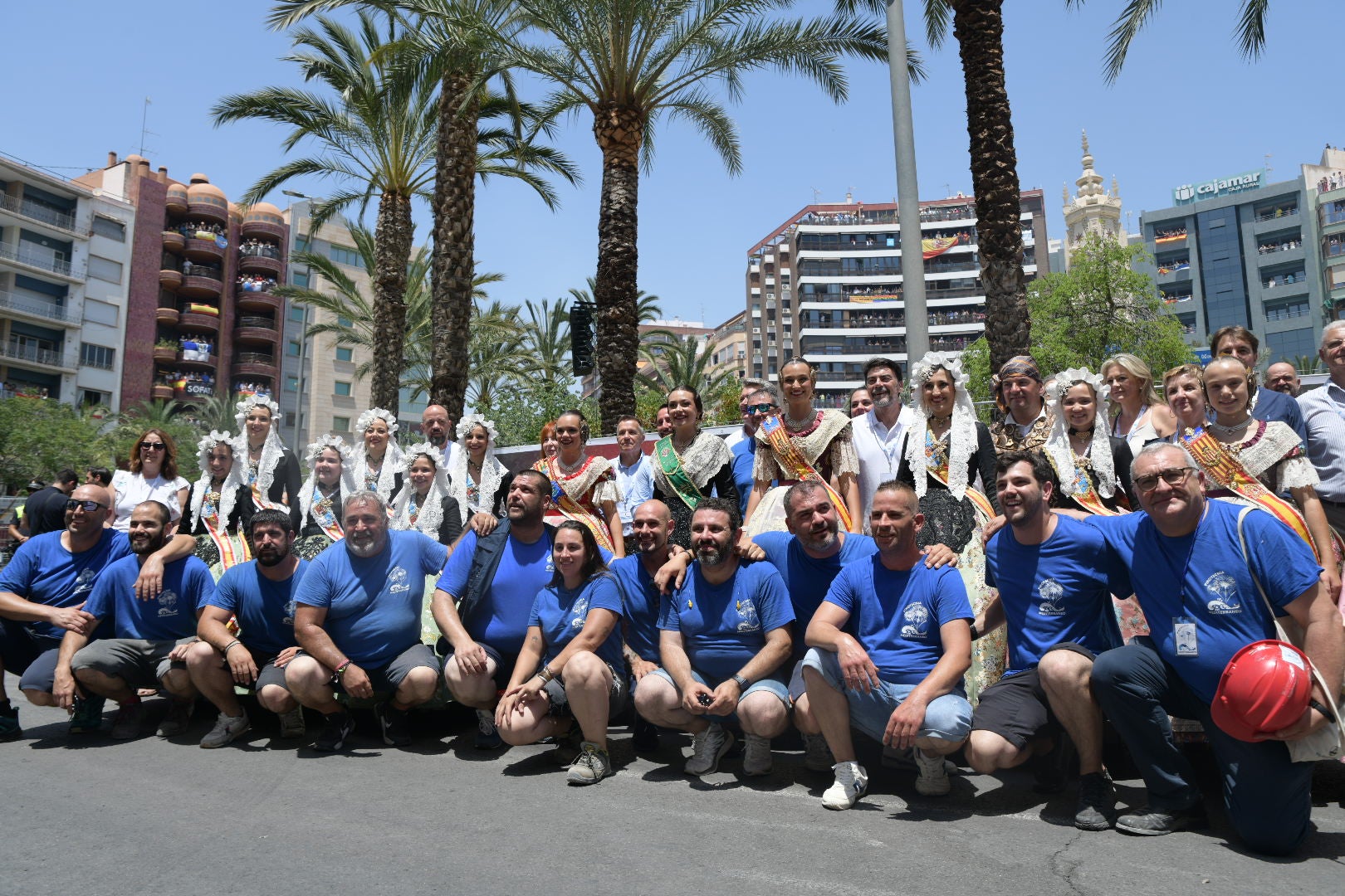 La mascletà de Mediterráneo este 22 de junio, foto a foto