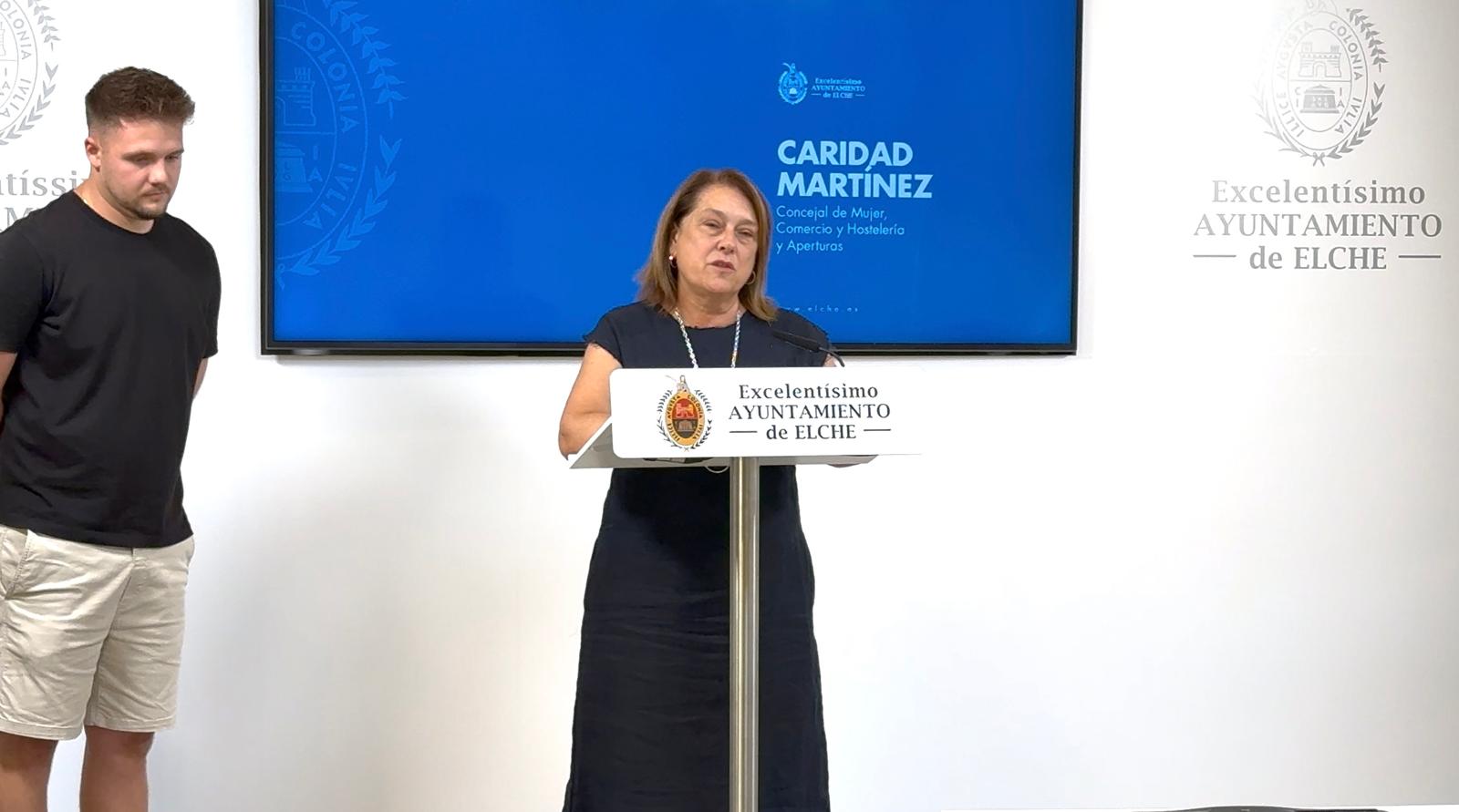 La edil de Mujer y Casa de la Dona, Caridad Martínez.