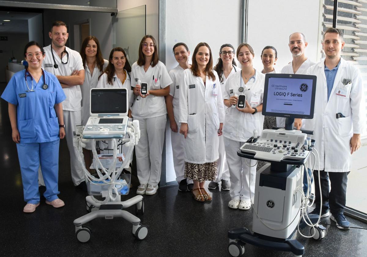 Profesionales del Servicio de Medicina Interna del Hospital de Dénia.